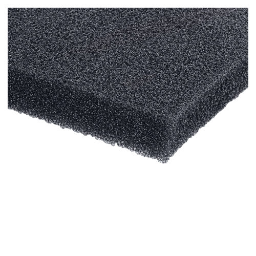 Lautsprecher Frontschaumstoff schwarz 12mm