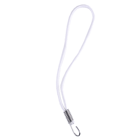 Spannfix mit Metallhaken in weiss